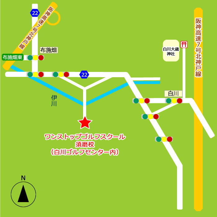 須磨校地図