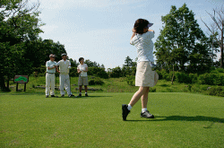 打球事故に気をつけよう！