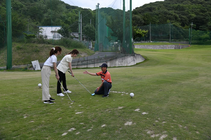 初心者ゴルフスクール（姫路太子校）のラウンドレッスン