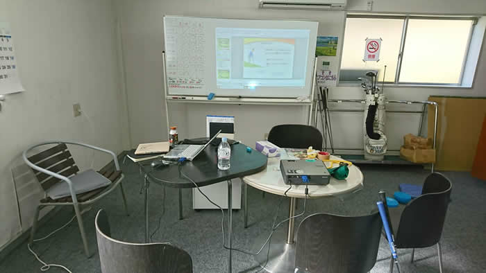 初心者ゴルフスクールの座学
